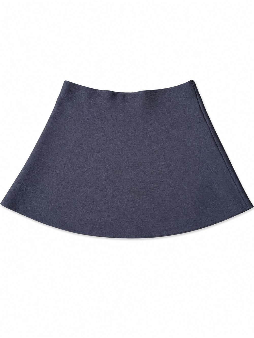 Zara Navy Circle Skater Mini Skirt - Picture 1 of 3